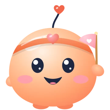 단짝 응원단장 코스튬을 입은 빵똑이